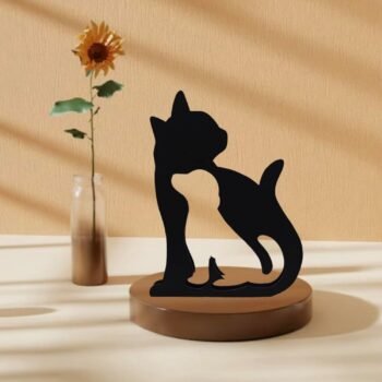 Minimalist Personalized Metal Abstract Art Sculpture