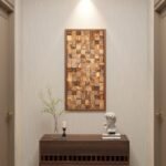 Wood Wall Decor | USA Grown Hardwood, Rustic Wooden Wall Art, Home Decorations for Living Room and Bedroom Aesthetic, Framed and Ready to Hang, Rustic, 36" x 18"
